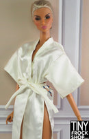 12" Fashion Doll James Bond 007 Octopussy 2010 Graphic White Robe - Tiny Frock Shop
