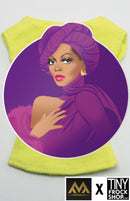 12" Fashion Doll Mahogany Diva Tee by Alejandro Mogollo Art