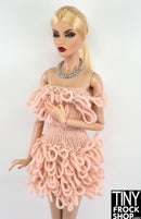 12" Fashion Doll Natalie Dress with Bag by Knits4Dolls - More Colors