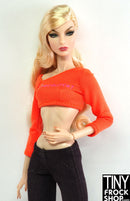 12" Fashion Doll Orange Latinistas Ultra Crop Top