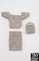 12" Fashion Doll Penny Top and Skirt with Bag by Knits4Dolls - More Colors