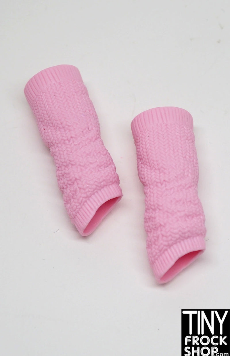 12"Fashion Doll Pink Faux Leg Warmers