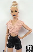 12" Fashion Doll Rachel Pale Pink Top by Knits4Dolls