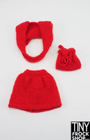 12" Fashion Doll Rachel Top and Skirt with Bag by Knits4Dolls - More Colors