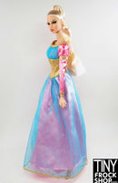 12" Fashion Doll Rapunzel Princess Dress - Tiny Frock Shop