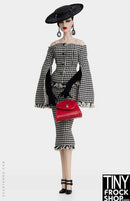 12 Inch Fashion Doll - Regal Poise Outfit by Shantommo - Tiny Frock Shop