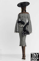 12 Inch Fashion Doll - Regal Poise Outfit by Shantommo - Tiny Frock Shop