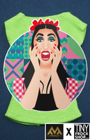 12" Fashion Doll Rossy De Palma Tee by Alejandro Mogollo Art