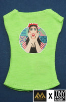 12" Fashion Doll Rossy De Palma Tee by Alejandro Mogollo Art