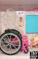 12" Fashion Doll Service Dog Playset with Wheelchair Ramp & Accessories NIB - Tiny Frock Shop