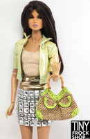 12" Fashion Doll Top Model Resort Rattan Handbag - Tiny Frock Shop