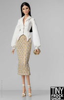 12 Inch Fashion Doll - Whispered Opulence Outfit by Shantommo - Tiny Frock Shop