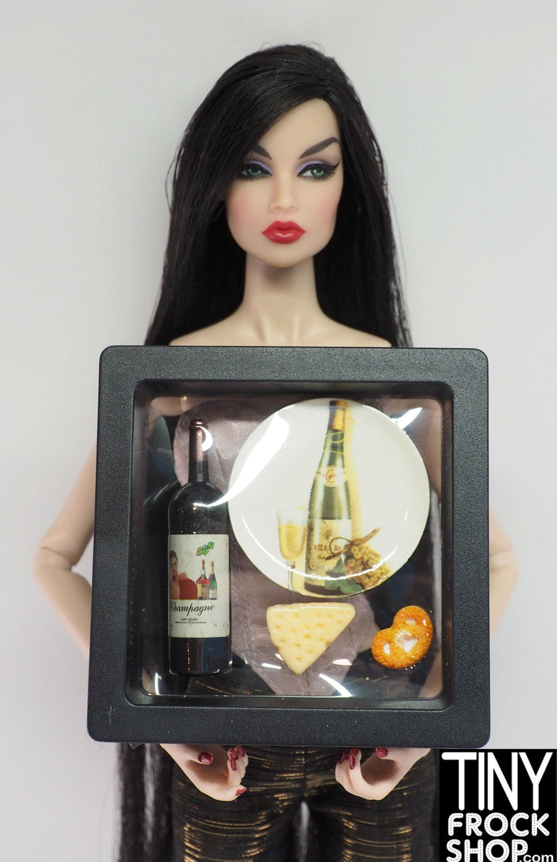 12" Fashion Doll Wine and Food Set - 3 Styles