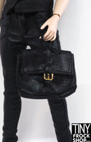 12" Fashion Male Doll  Black Vinyl Fashion Insider Bag - Tiny Frock Shop