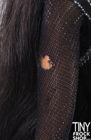 12" Fashion Doll Black Bodysuit with Sequins