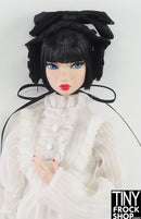12" Fashion Doll Black Gothic Lolita Hat