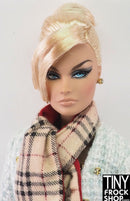 12" Fashion Doll Classic Plaid Scarf
