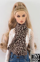 12" Fashion Doll Giraffe Print Scarf