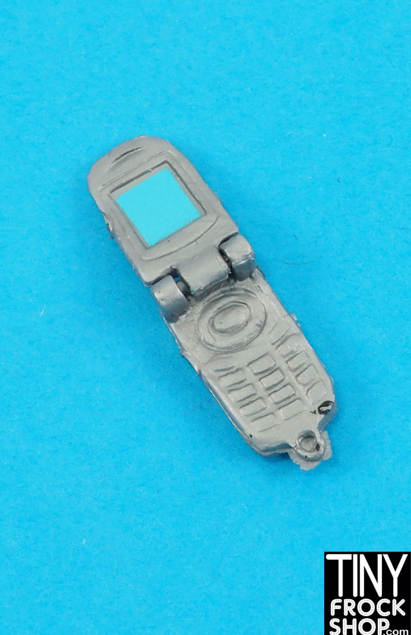 12" Fashion Doll Silver Flip Phone