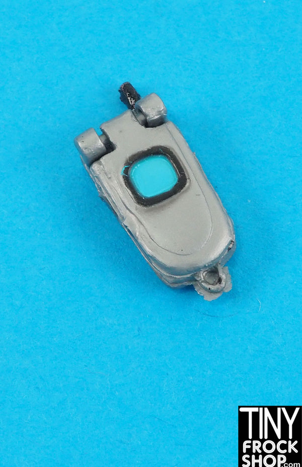 12" Fashion Doll Silver Flip Phone