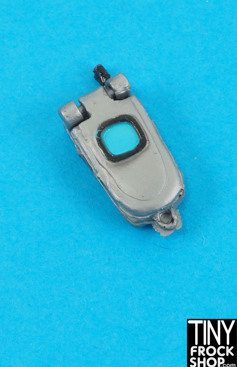 12" Fashion Doll Silver Flip Phone