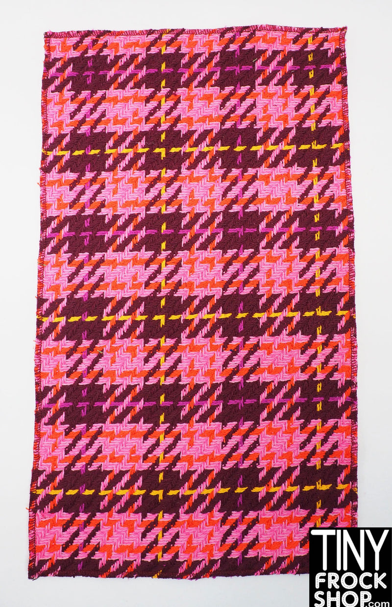 12" Fashion Doll Chunky Plaid Area Rugs by TINY FROCK - 2 Colors
