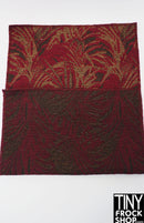 12" Fashion Doll Leaf 2 Sided Area Rugs by TINY FROCK - 5 Colors