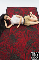 12" Fashion Doll Leaf 2 Sided Area Rugs by TINY FROCK - 5 Colors