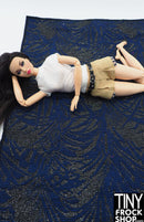 12" Fashion Doll Leaf 2 Sided Area Rugs by TINY FROCK - 5 Colors