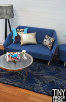 12" Fashion Doll Leaf 2 Sided Area Rugs by TINY FROCK - 5 Colors