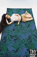 12" Fashion Doll Leaf 2 Sided Area Rugs by TINY FROCK - 5 Colors