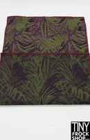 12" Fashion Doll Leaf 2 Sided Area Rugs by TINY FROCK - 5 Colors