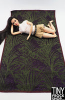 12" Fashion Doll Leaf 2 Sided Area Rugs by TINY FROCK - 5 Colors