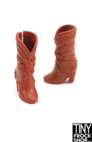 12" Fashion Doll Rust Decorative Boots