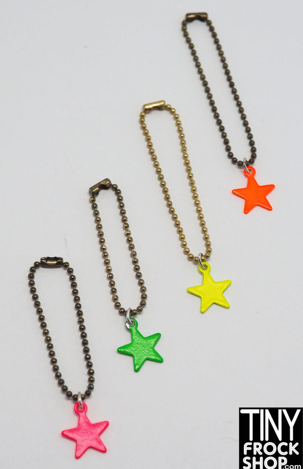 12" Fashion Doll Star Necklace by Pam Maness - More Colors