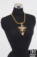 12" Fashion Doll Gold Arrowhead Necklace by Pam Maness
