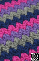 12" Fashion Doll Chunky Zig Zag Area Rug by TINY FROCK