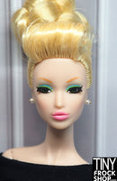 12" Fashion Doll Pearl Stud Earrings - More Colors