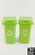 12" Fashion Doll Garbage Recycling and Trash Cans Set of 2 - More Colors