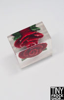 12" Fashion Doll Rose Lucite Knick Knack Decor