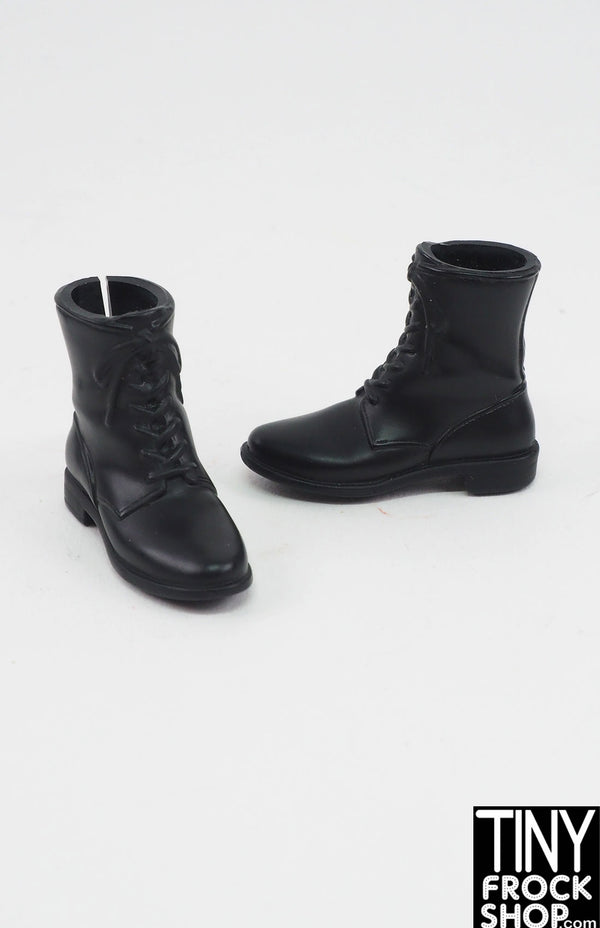 12" Fashion Doll Black Combat Boots