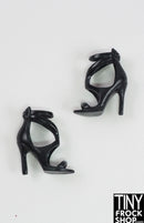 12" Fashion Doll Black Sculptural Heels