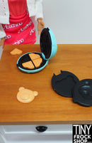 12" Fashion Doll Blue Kawaii Waffle Iron with Waffles