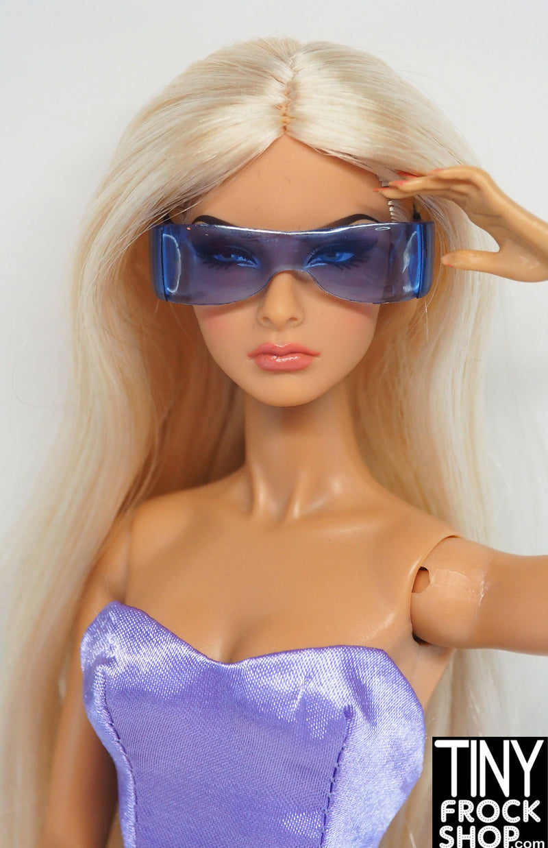 12" Fashion Doll Bubble Rectangle Glasses - 2 Colors