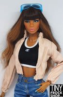 12" Fashion Doll Bubble Rectangle Glasses - 2 Colors