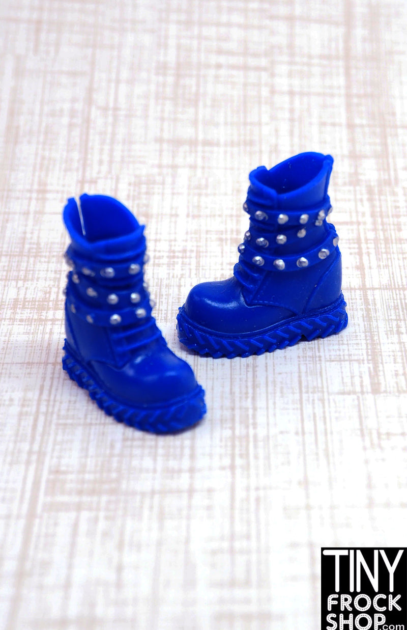 12" Fashion Doll Deep Blue Stud Sneakers