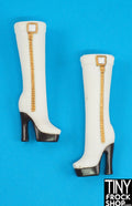 12" Fashion Doll Faux Zipper Tall Heel Boots-More Colors