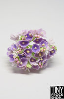 12" Fashion Doll Forget Me Not Paper Flower Bouquets- More colors