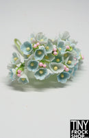 12" Fashion Doll Forget Me Not Paper Flower Bouquets- More colors