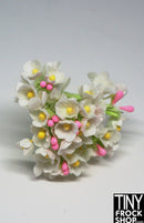 12" Fashion Doll Forget Me Not Paper Flower Bouquets- More colors